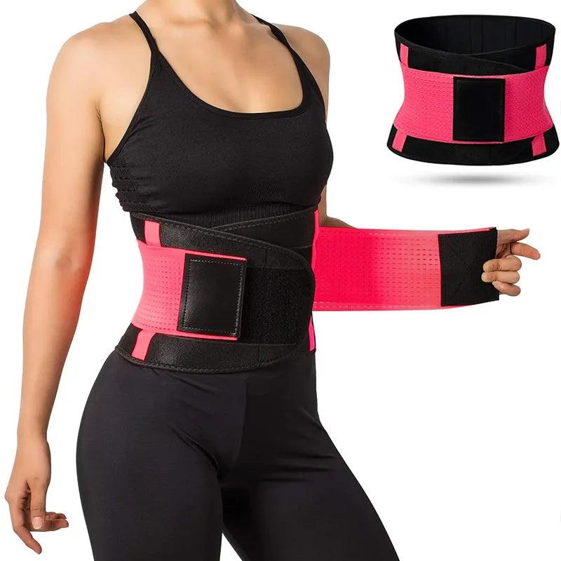 Women Waist Trainer Corset Abdomen Slimming Body Shaper Sport Girdle Belt Exercise Workout Aid Gym Home Sports Lumbar Back Belt