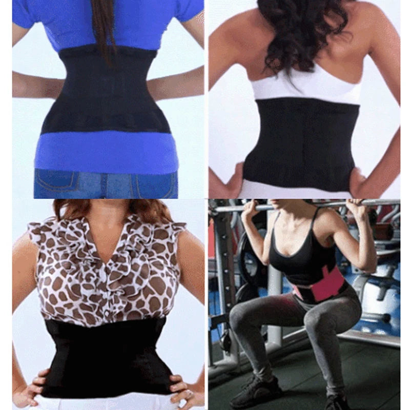 Women Waist Trainer Corset Abdomen Slimming Body Shaper Sport Girdle Belt Exercise Workout Aid Gym Home Sports Lumbar Back Belt